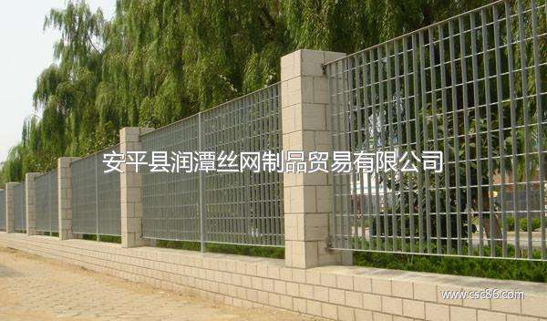 小区钢格栅板围栏